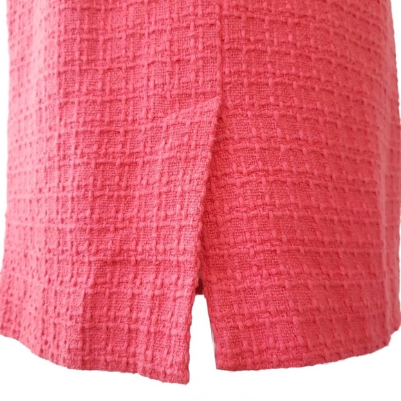 Kate Spade Sleeveless Terri Tweed Coral Size 4 Dress - Picture 5 of 8